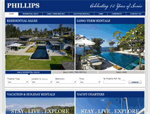 Tablet Screenshot of phillips-property.com